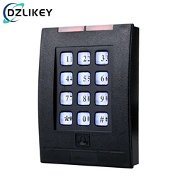 125KHZ ID Access Control Keypads,RFID Card Reader, can Receive Doorbell, Supports Wiegand 26/34, RS232, RS485, UART TTL Format