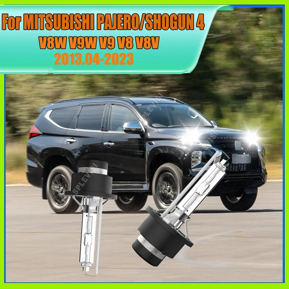 2 шт. яркая ксеноновая лампа D4S 35 Вт HID фары 6000 К автомобильная лампа для MITSUBISHI PAJERO/SHOGUN 4 V8W V9W V9 V8 V8V 2013.04-2023