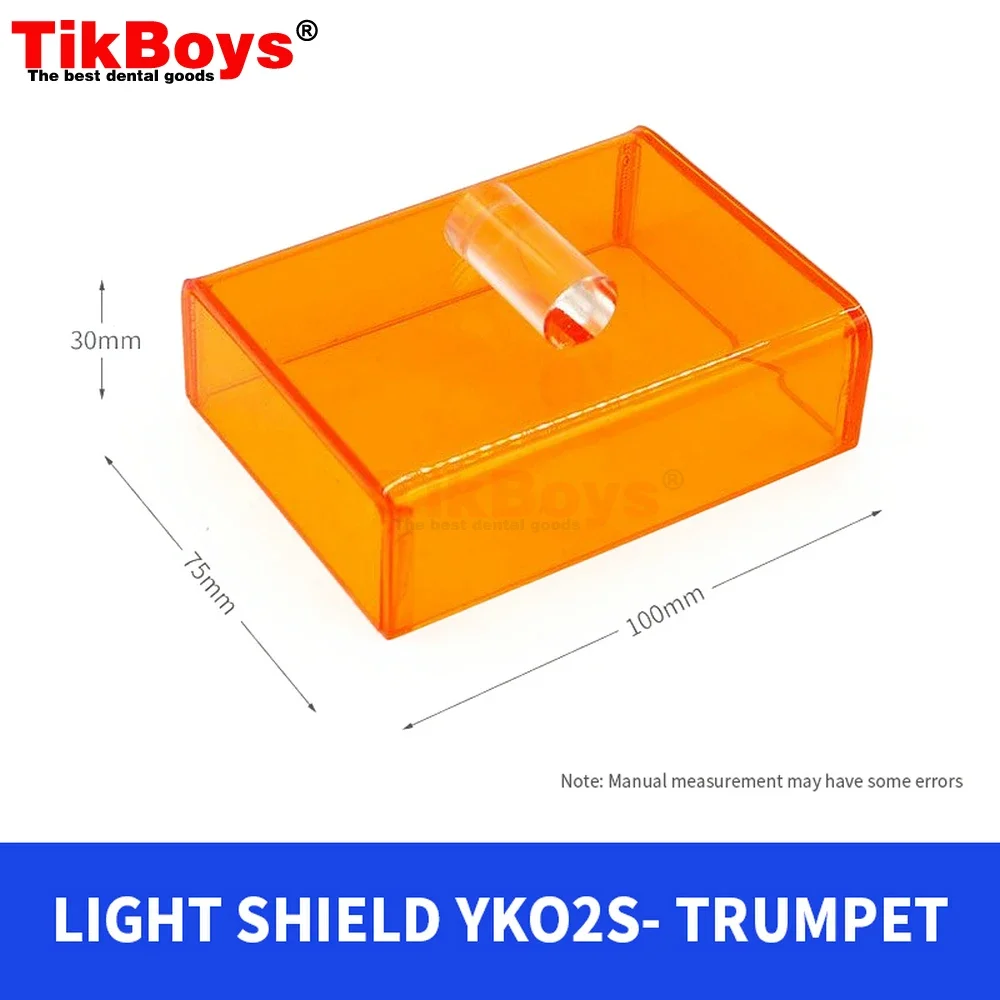 1Pc Dentale Resina Ombreggiatura Scatola di Plastica Ombra Copertura Orale A Prova di Luce Estetica Copertura Protettiva Odontoiatria Scatola di Immagazzinaggio Dentista Strumento