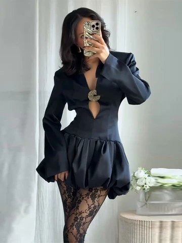 Мини-платье Chin.Sweety из полиэстера