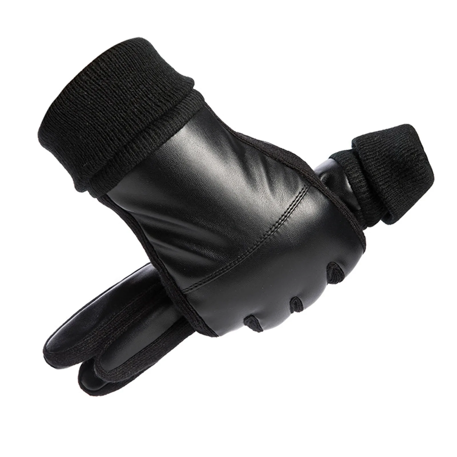 Winter Leather Motocycle Gloves Touchscreen Texting Compatible for Women Winter Accessories