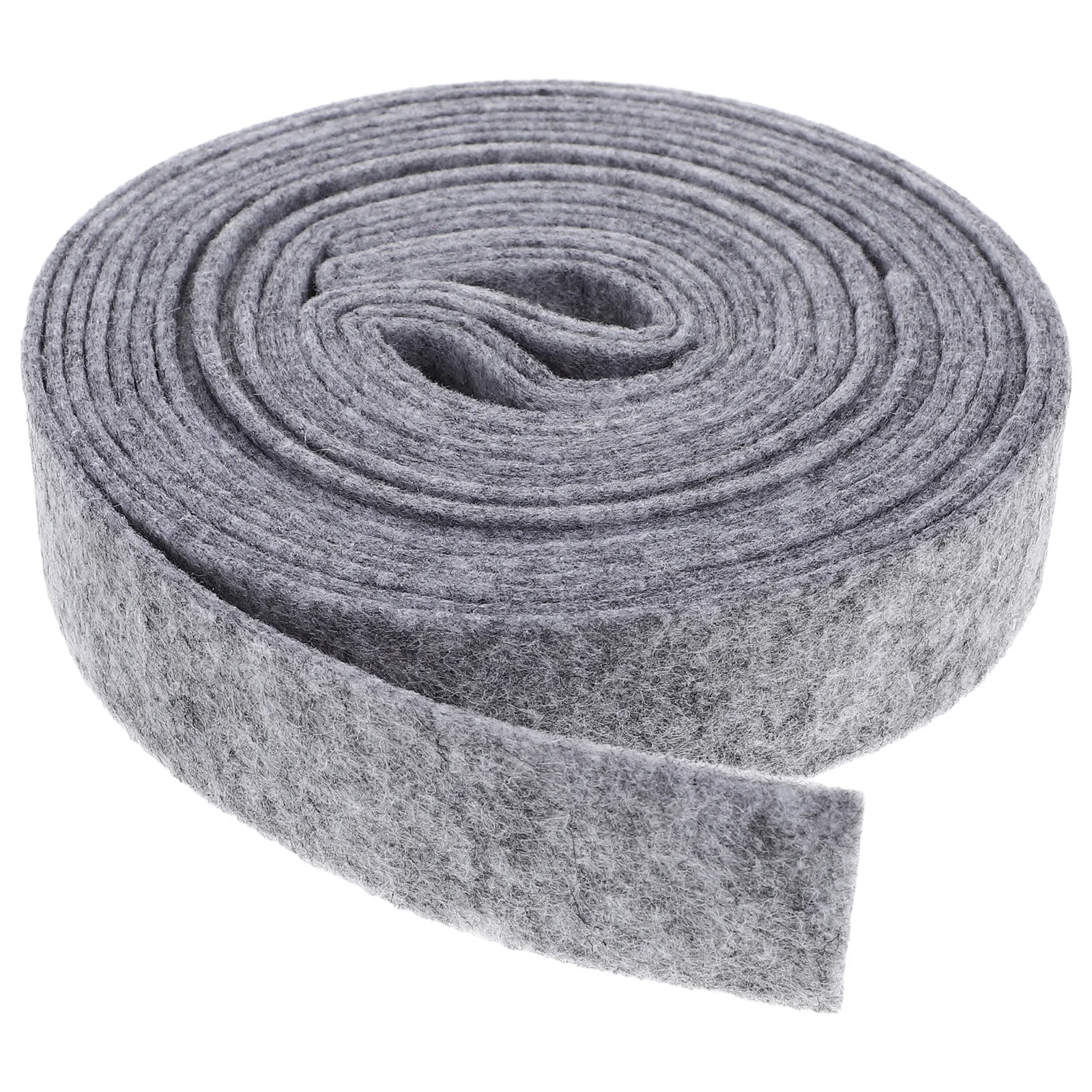 

5 Meters Wool Felt Ribbon Grey 3Cm Wide Craft Material For Christmas Tree Decorations Diy Home Garden Wreaths Swags Ornament