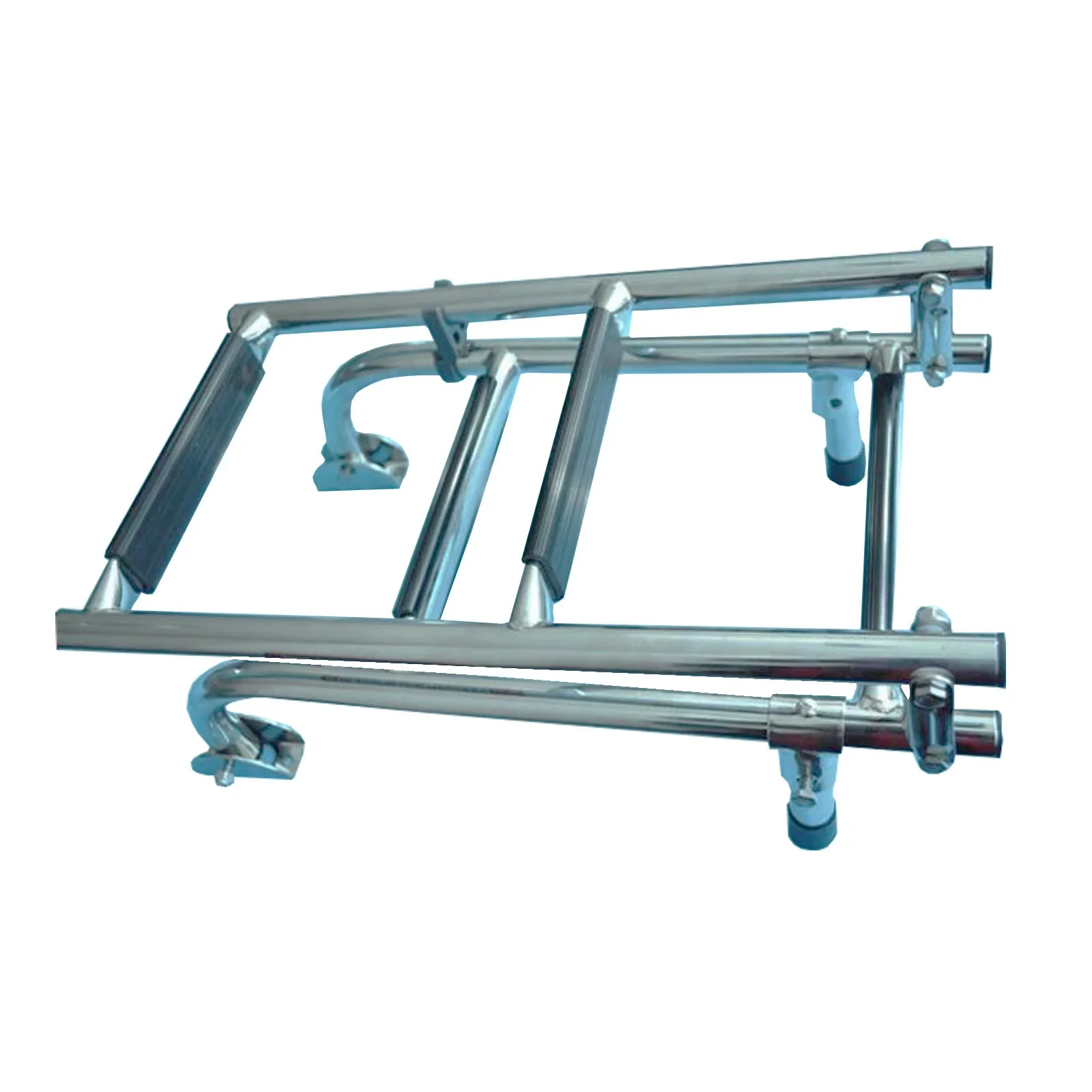 

Marine Ladder 2-section Thickened Stainless Steel Telescopic Ladder Hardware Accessories Boat Step Ladder