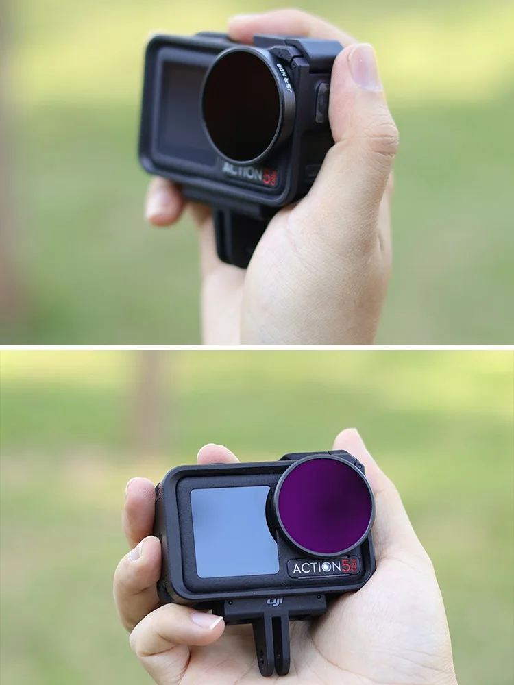 NEEWER Filtry ND do DJI Osmo Action 3 4 5Pro, Filtr ND DJI 1/4, Zestaw soczewek dyfuzyjnych UV CPL, ND8 ND16 ND32, Wielowarstwowe powłoki — zdjęcie produktu 7