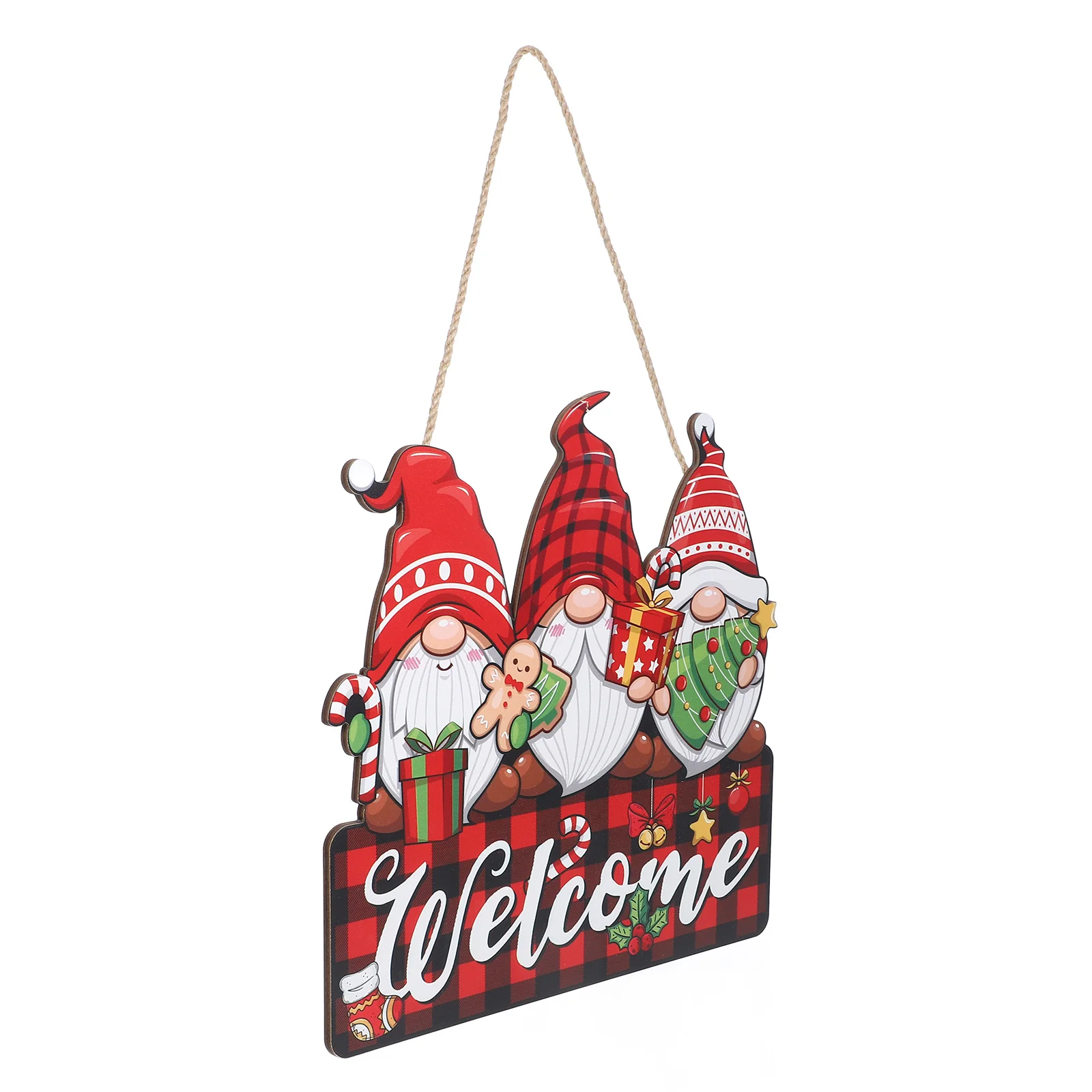 

Christmas Door Sign Hanging Wooden Rustic Christmas Decorative Pendant Front Door Xmas Party Decor Xmas Hanging Sign