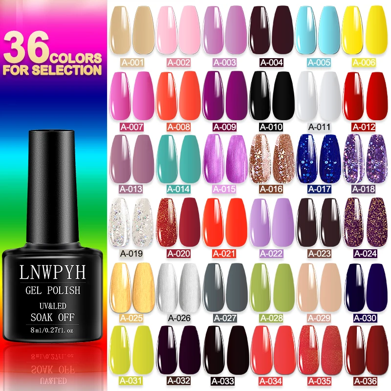 Gel Nail Polish 36 …