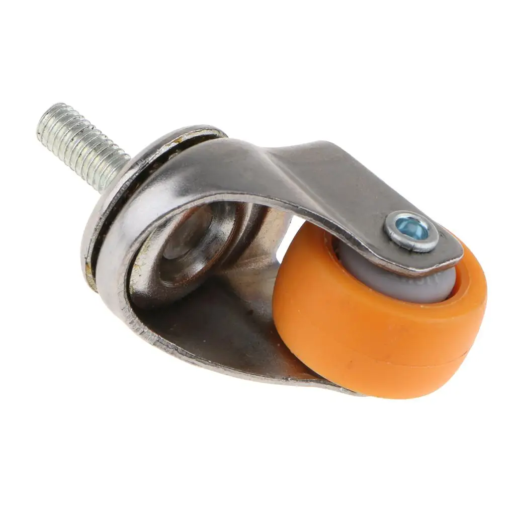 Heavy Duty Furniture Caster Wheel Bright Color Polyurethane Swivel for Office Desk Chair Replacement