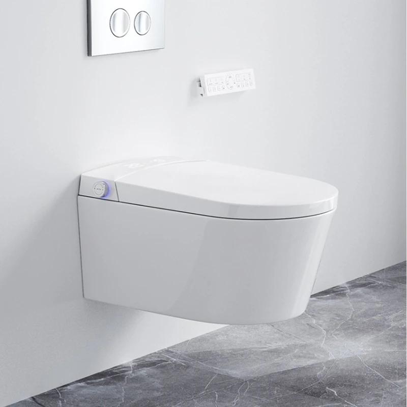 

Intelligent wall-mounted toilet zero water pressure limit, nozzle, ultraviolet lamp sterilization,