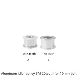 20 Teeth 3M Idler Tensioner Bore 8mm with Bearing Guide Regulating HTD3M Pulley