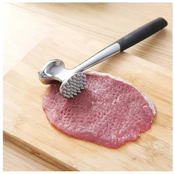 Meat-Tenderizer Hammer Kitchen Double-Sided Meat Tenderizer, Metal-Meat Hammer, Household Stainless Steel Rolled Meat Steak Meat