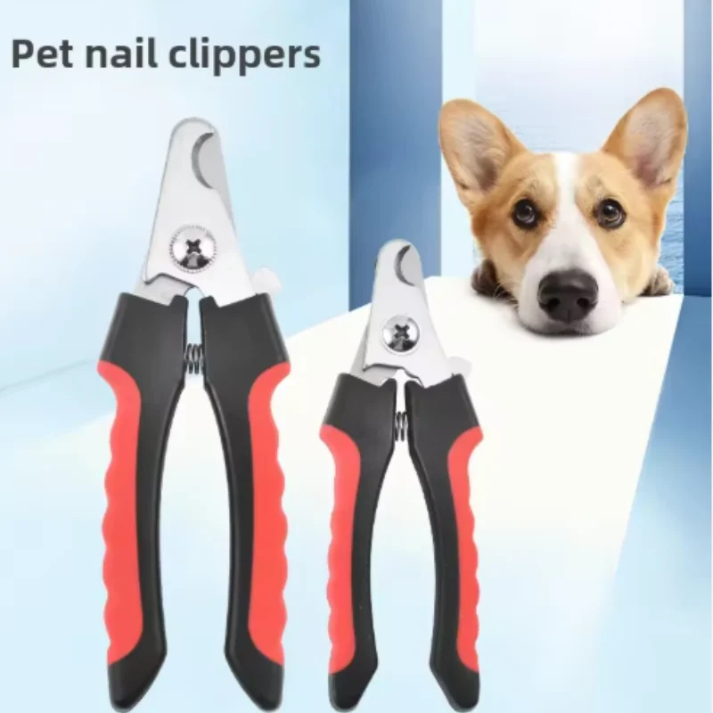 Professional Pet Nail Clippers for Dogs Cats with Safety Guard Stainless Steel Scissors Nail Pliers for Pet Claw Care Grooming - view 2