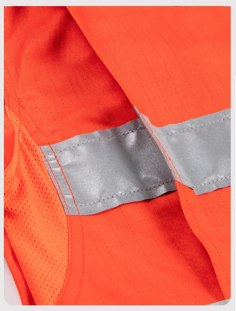 Anti static Hi Vis Reflective Safety Work Polo Shirt and trousers Men Women Long Sleeve with Pocket Workwear Two Tone Miner suit