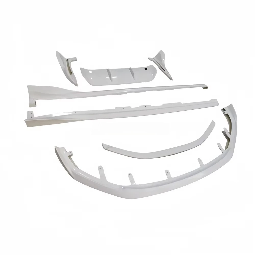 2019 for RC300 RC350 Upgrade ART Style Diffuse Front Diffuser Side Skirts Rearr Trunk Spoiler Body Kit Carbon Fiber Bumper 6