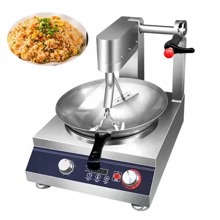 Kitchen Table Robot Cooking Machine Automatic Intelligent Cooking Stir Fry Machine