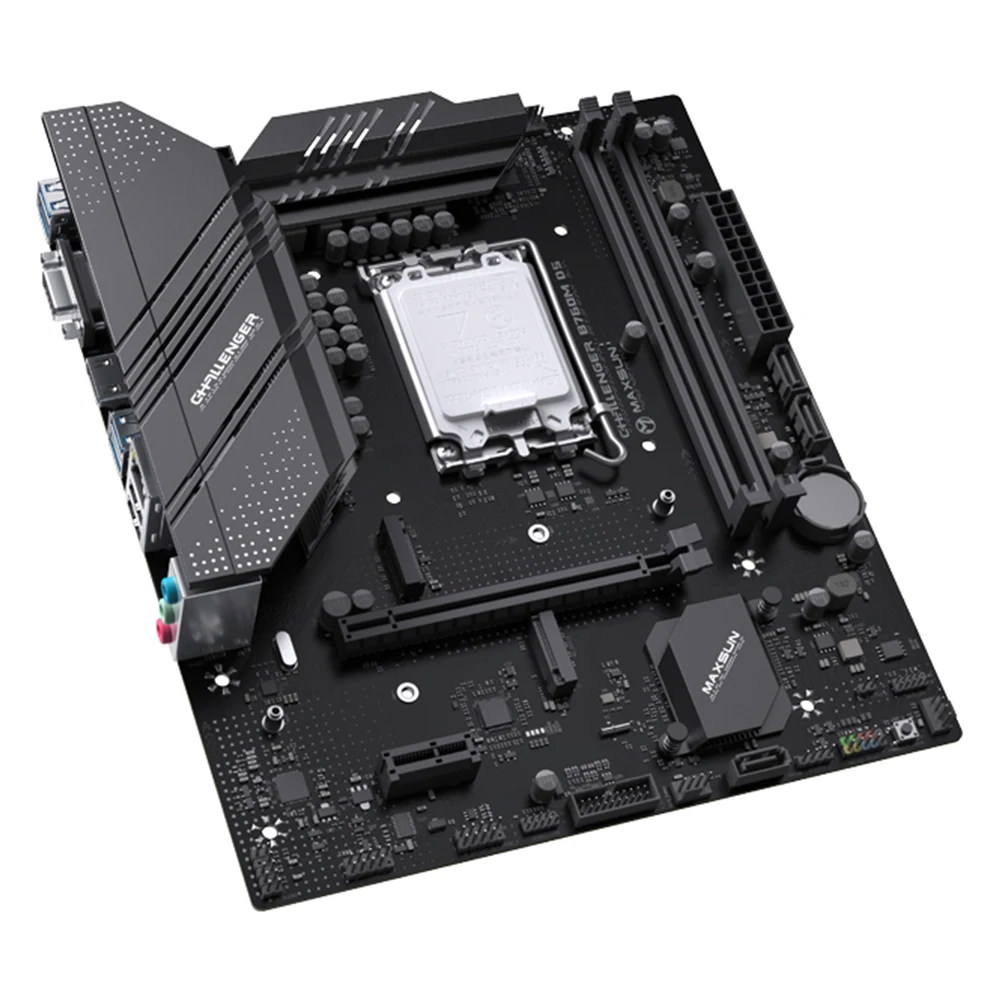 MAXSUN Challenger B760M D5 Gaming Motherboard LGA 1700 Support Core i3/i5/i7/i9 12th 13th Processor Dual Channel DDR5 Memory