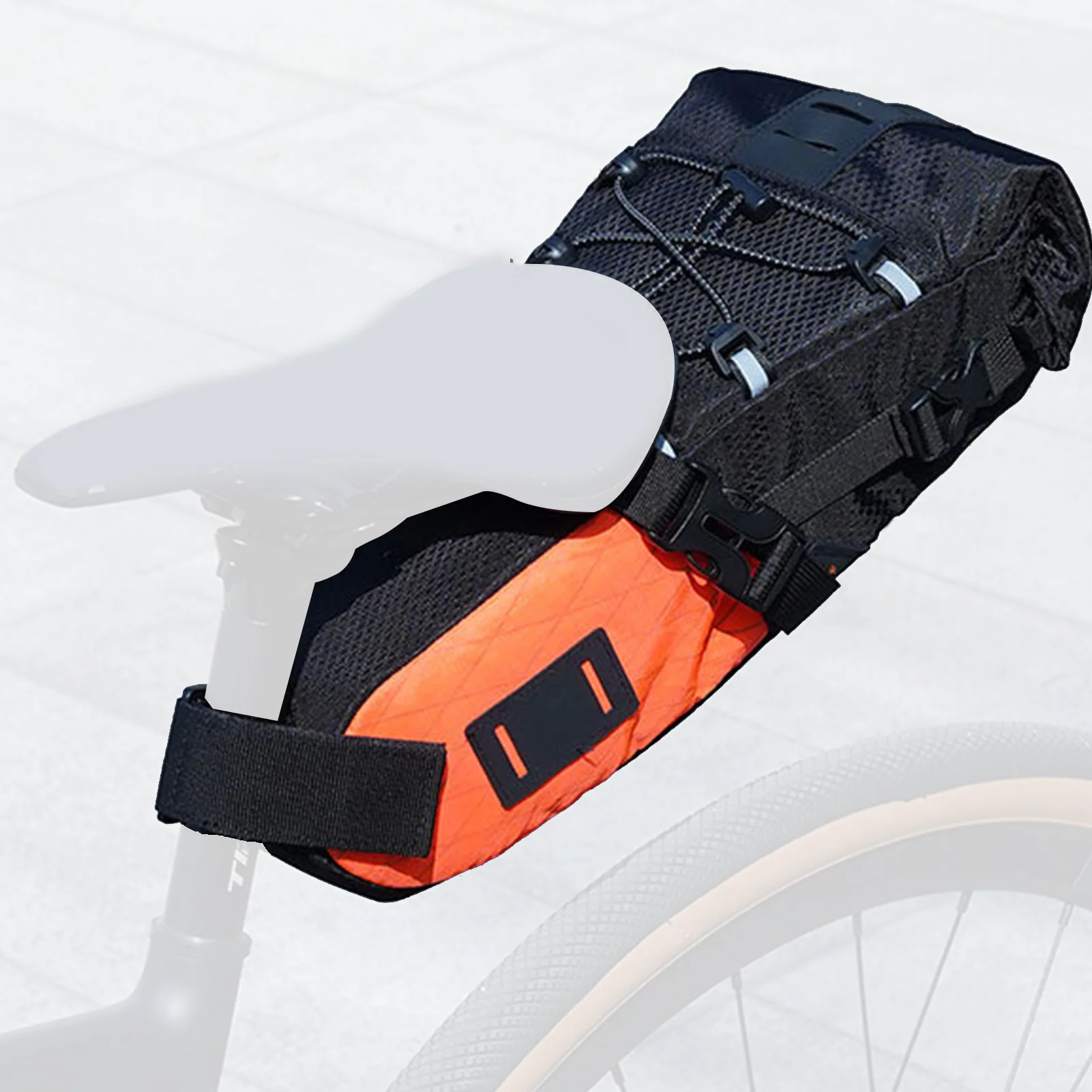 

Bike Bag Under Seat Bike Saddle Bag 5.8L Large Capacity Under Seat Pack for Mountain Road Bikes Long Distance Travel
