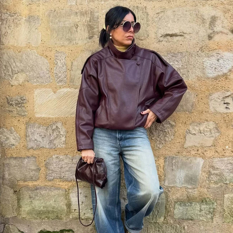 ZHIO Kunstleer Bomberjacks voo - Women'S Fashion Leather Jacket recensie en prijs