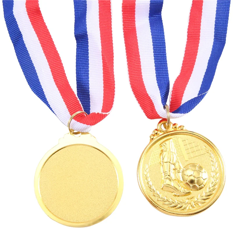 Football Cup Medal Award Medals Awards Student Party Gifts Gold Winner Award Medals 12 Pcs