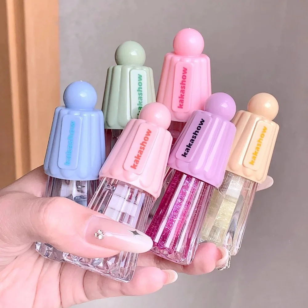 Olejek do ust powiększający objętość, nawilżający błyszczyk do ust o efekcie szkła, nieklejący się, nawilża, duży aplikator, tint do ust, powiększający usta, naturalny primer do pielęgnacji ust, podkład pod makijaż.