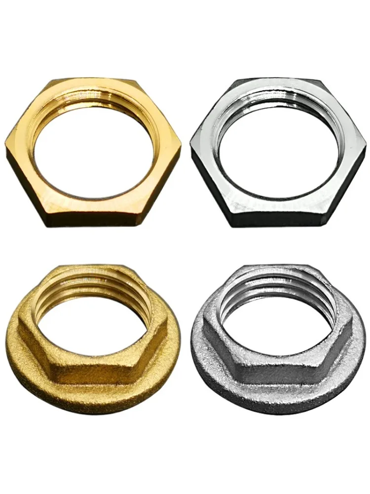 1/8 1/4 3/8 1/2 3/4 1 1.2 1.5 2 "pouces BSP/M6-M27 métrique femelle en laiton écrou hexagonal bride de verrouillage raccord de tuyau