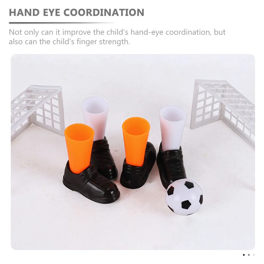 

1 set 2 Sets Finger Soccer Desktop Football Plaything Interactive Board For Kids Hand Eye Coordination Strength Fun Learning