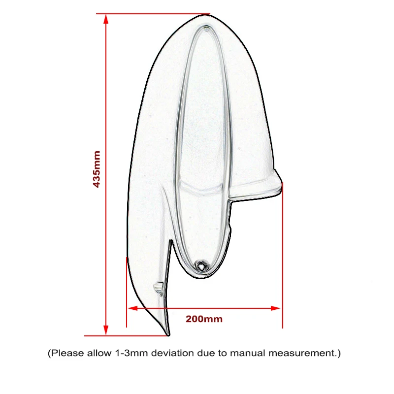 Para DUCATI Hypermotard 950/939/821 SP Hyperstrada guardabarros trasero extensor extensión protector contra salpicaduras