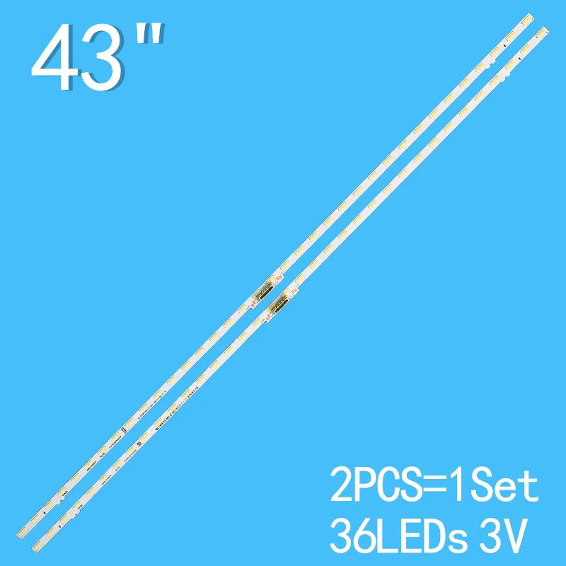 LED-Hintergrund beleuchtung Streifen für Samsung 43 au8k BN96-52587A rev00 es43sv8fpkwa36 LM41-01040A ue43au7170u un43au8000 ue43au8000 ue43au8005