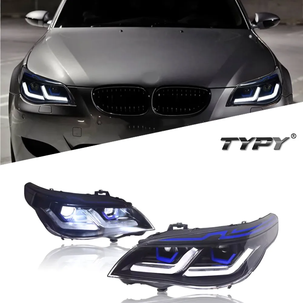 

TYPY Car Head Lamp Accessories For BMW 5 Series E60 2003-2010 Upgrade to NEW BMW Dynamic Turn Signal Lamp Car Head Lamp Assembly