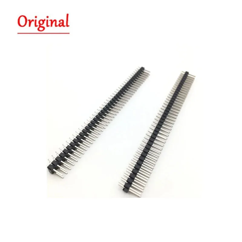 2.54 Single / double Row Needle Male Pin Header Connector 1*40p 2*40p 40p Pinheader 40 Pin 2.54 MM for Arduino UNO Nano