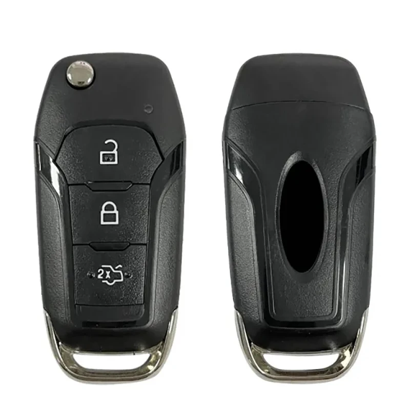 CN 018053   Aftermarket 3-przyciskowy klucz do Forda Escort / New Mondeo 2014-2017 Flip Remote Key Fob z 433MHz ID49