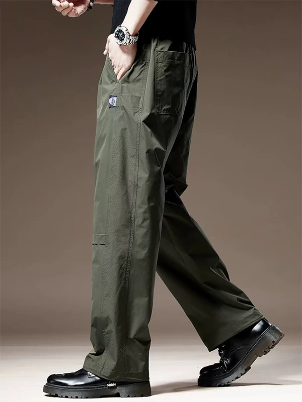 

Retro American Workwear Paratrooper Pants Men Women Spring Autumn High Street Trend Straight Leg Casual Long Trousers