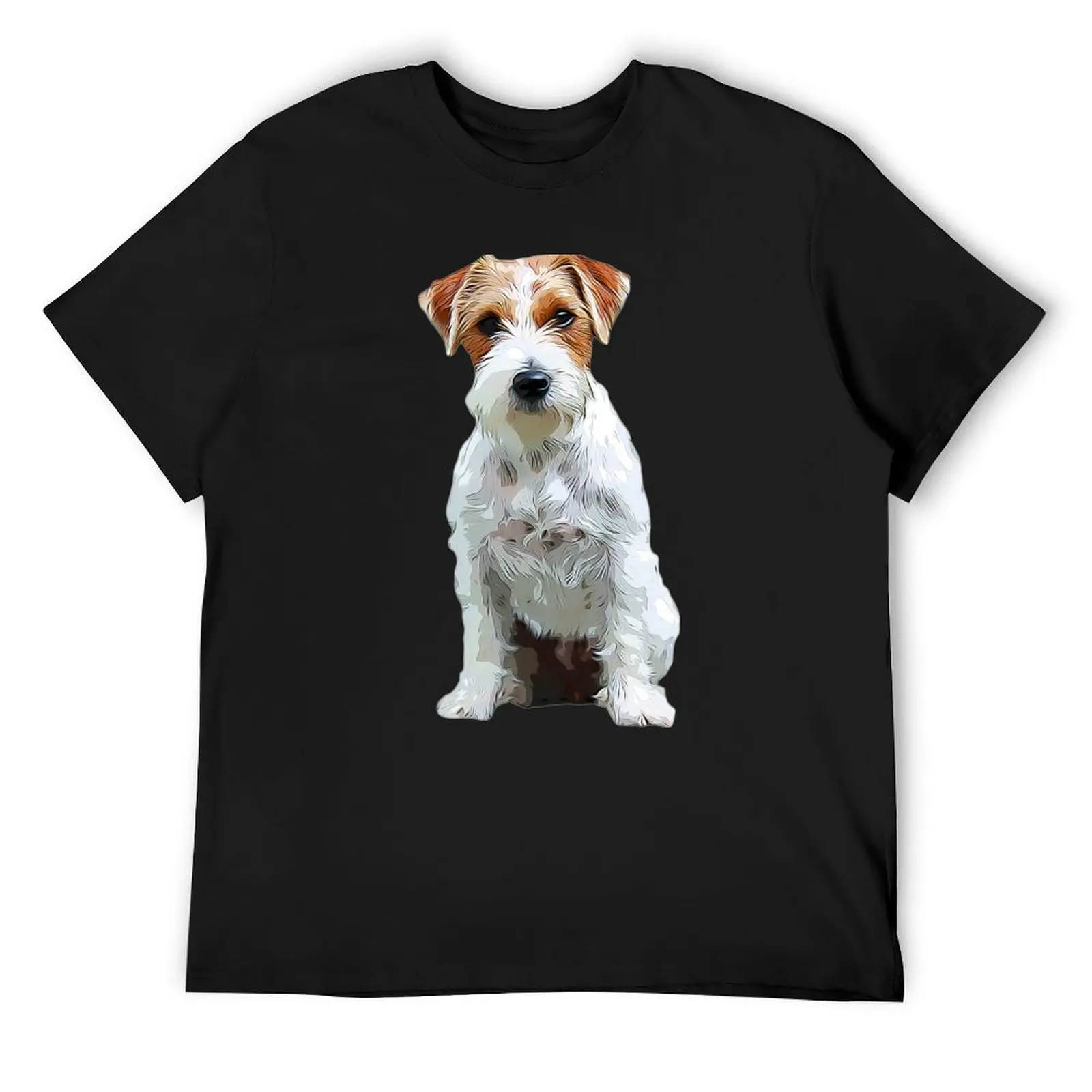 Jack Russell Terrier Rough Coat T-Shirt tops custom t shirt man t shirt shirts graphic tee men