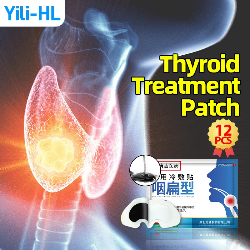 

Thyroid Nodule Treatment Patch Thyroiditis Plaster Anti Swelling Hyperthyroidism Hypothyroidism Thyroid Gland Care Medicine