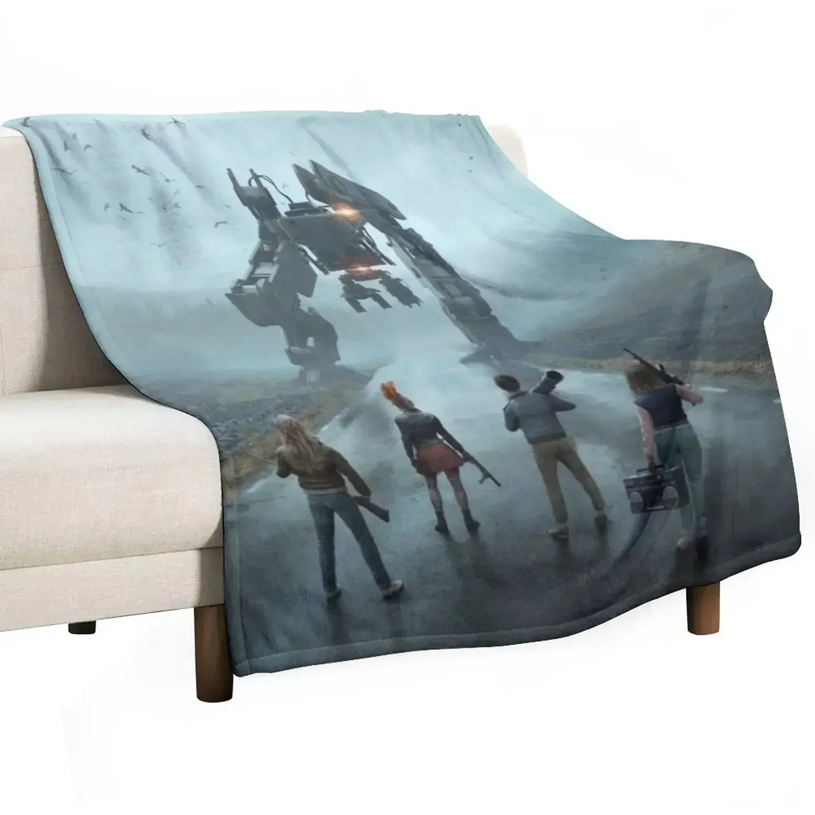 

robot gedeg Throw Blanket cosplay anime Moving Sofa Throw for sofa Blankets