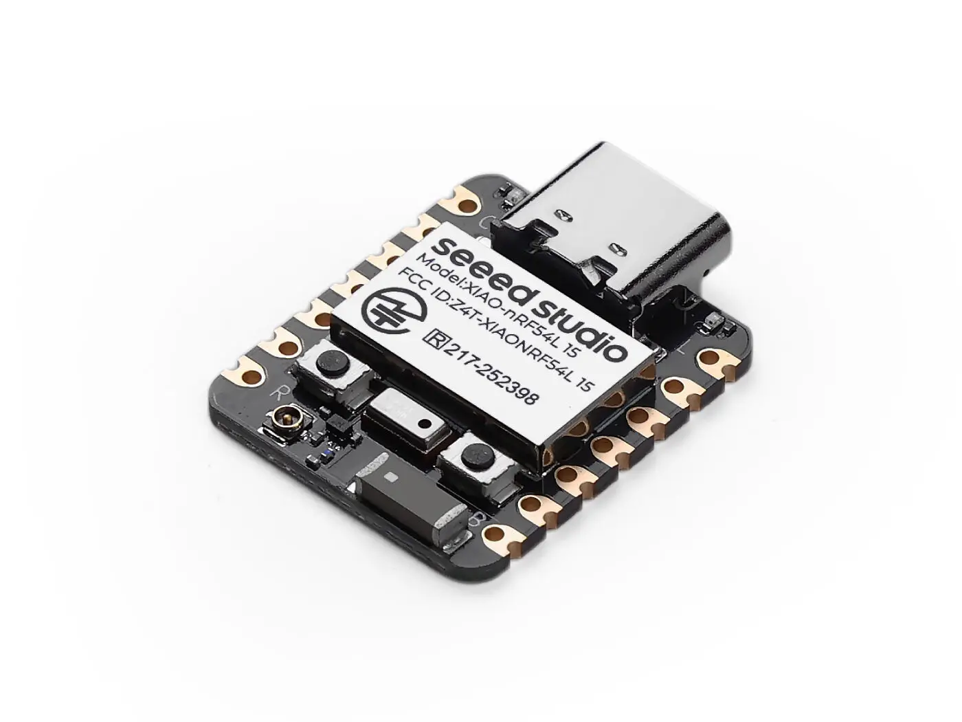 Seeed XIAO nRF54L15 Sense, IoT BLE 6,0 Zigbee Thread Calçada, Cortex-M3 de 128MHz, con micrófono y IMU de 6 ejes para detección de movimiento de audio