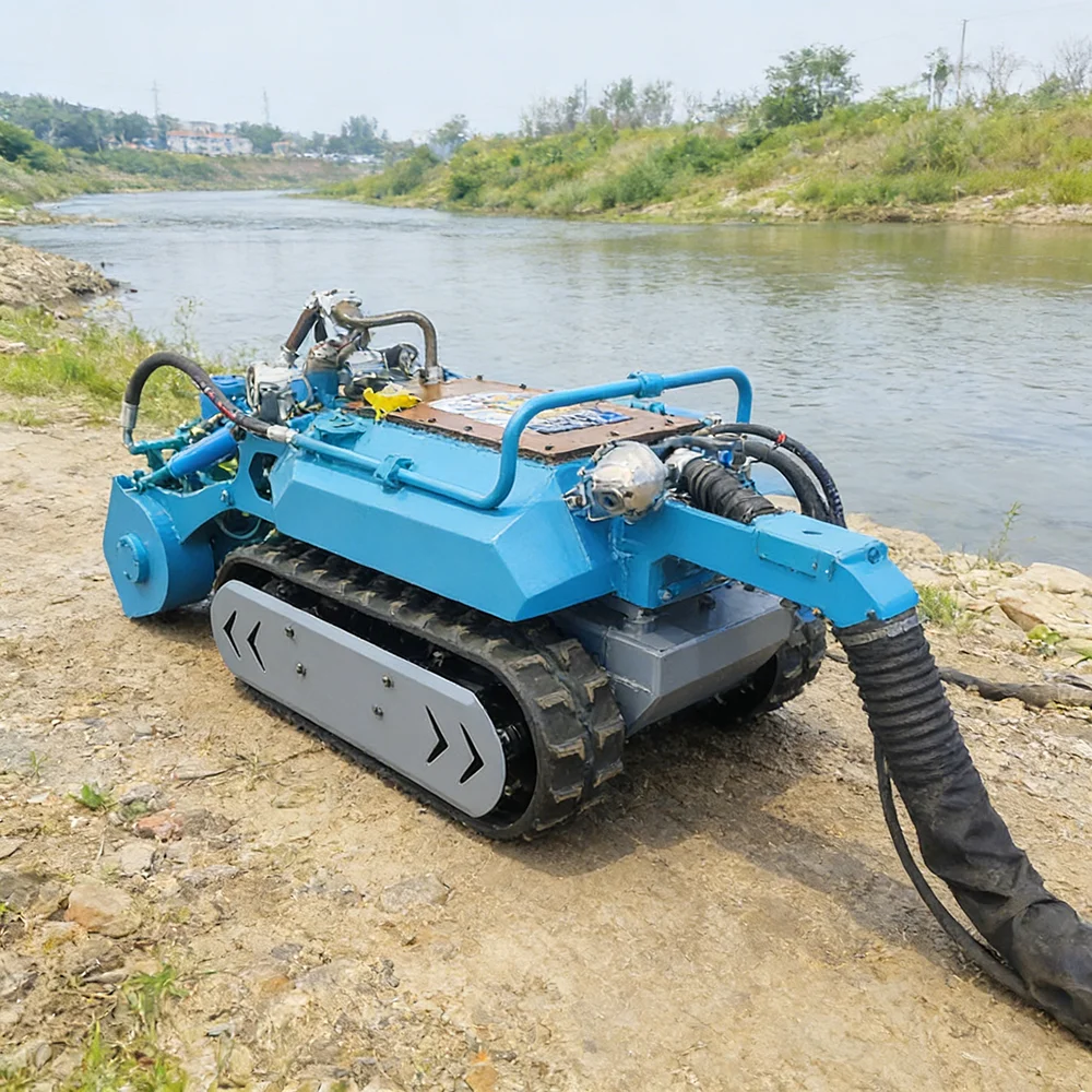 Advanced Submersible Dredging Robot High Efficiency Sediment Removal System