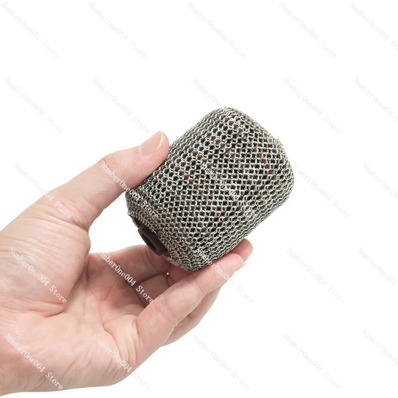 Stainless Steel 304 Roller BBQ Brush with LED Light Brushless Clear Food Grade Clean LED Lighting