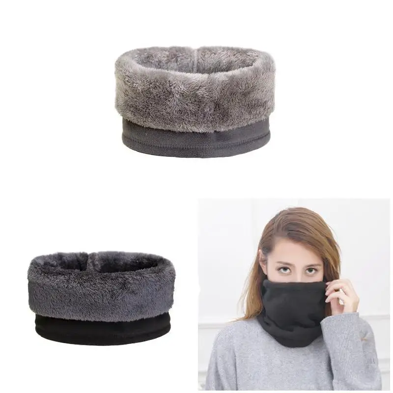 Scarf Neck Warmer Thermal Polar Fleece Windproof For Women Men Ski Winter Outdoor