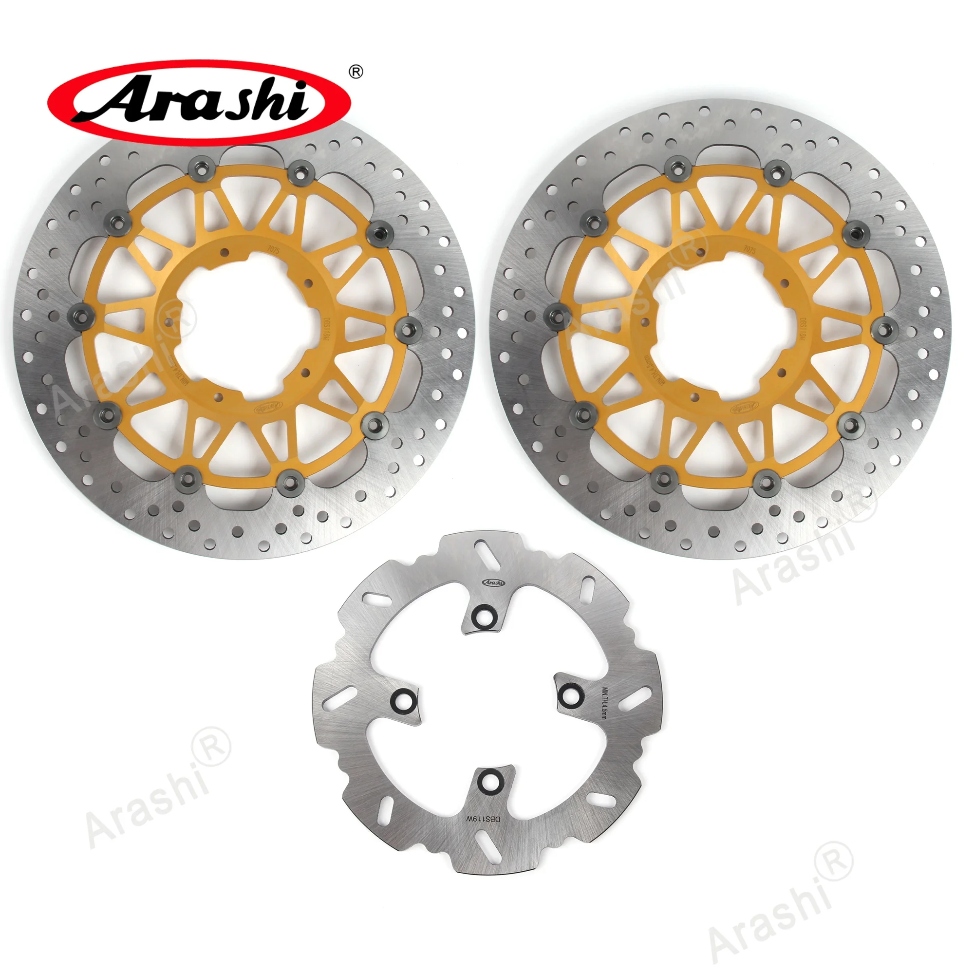 Arashi Front Rear Brake Disc Rotor Set For HONDA CBR1000RRR 2020