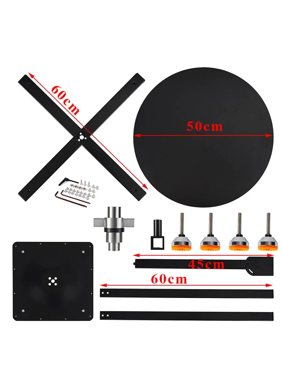 shooting table 360 ° Rotate the shooting table, surround the slide rail, rotate the slide rail Bullet time shooting bracket