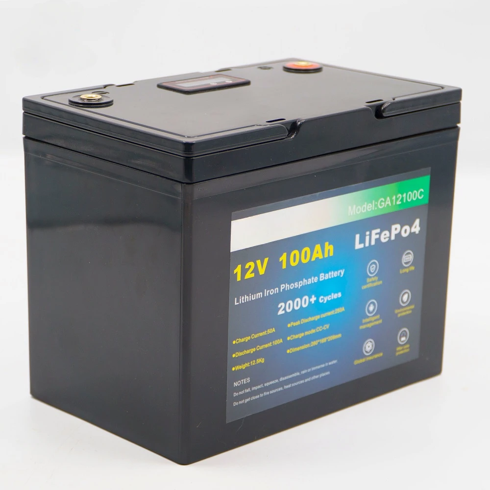 Deep cycle high energy density Smart 12v 100ah 150ah  200ah Bluetooth Lithium Iron Phosphate Battery OEM