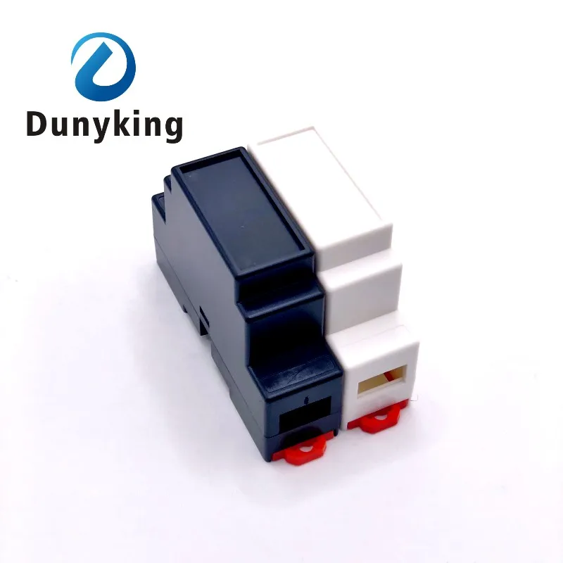 1PC DIN Rail PLC Supply rail electrical shell safety barrier isolation module plastic shell 4-17-1: 88X24*59MM