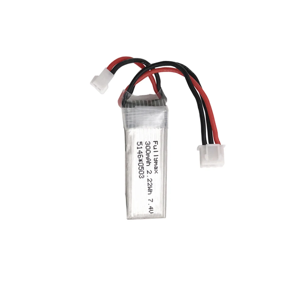 Battery for WLToys F959 XK DHC-2 A600 A700 A800 A430 spare parts 7.4V 300mah 2S battery for WLToys F959  airplane parts