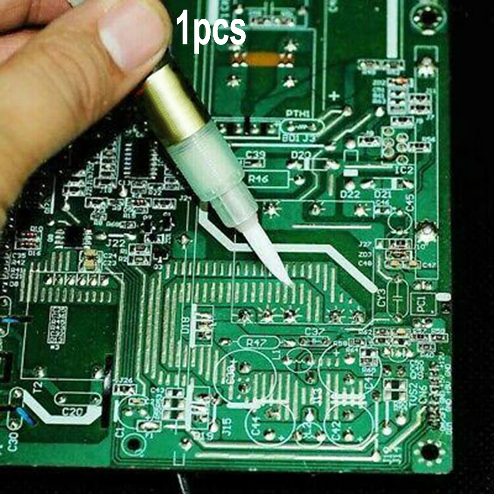 for BON102 Welding Soldering Pen with Brush for Flux Paste Application and Cleaning Prevents Evaporation with Transparent Design