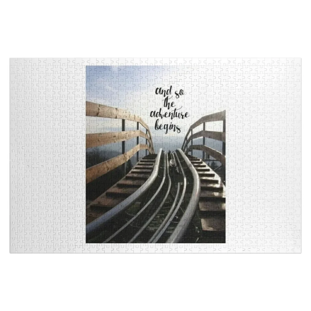 

Rollercoaster gift Jigsaw Puzzle Personalized Baby Object With Photo Children Puzzle