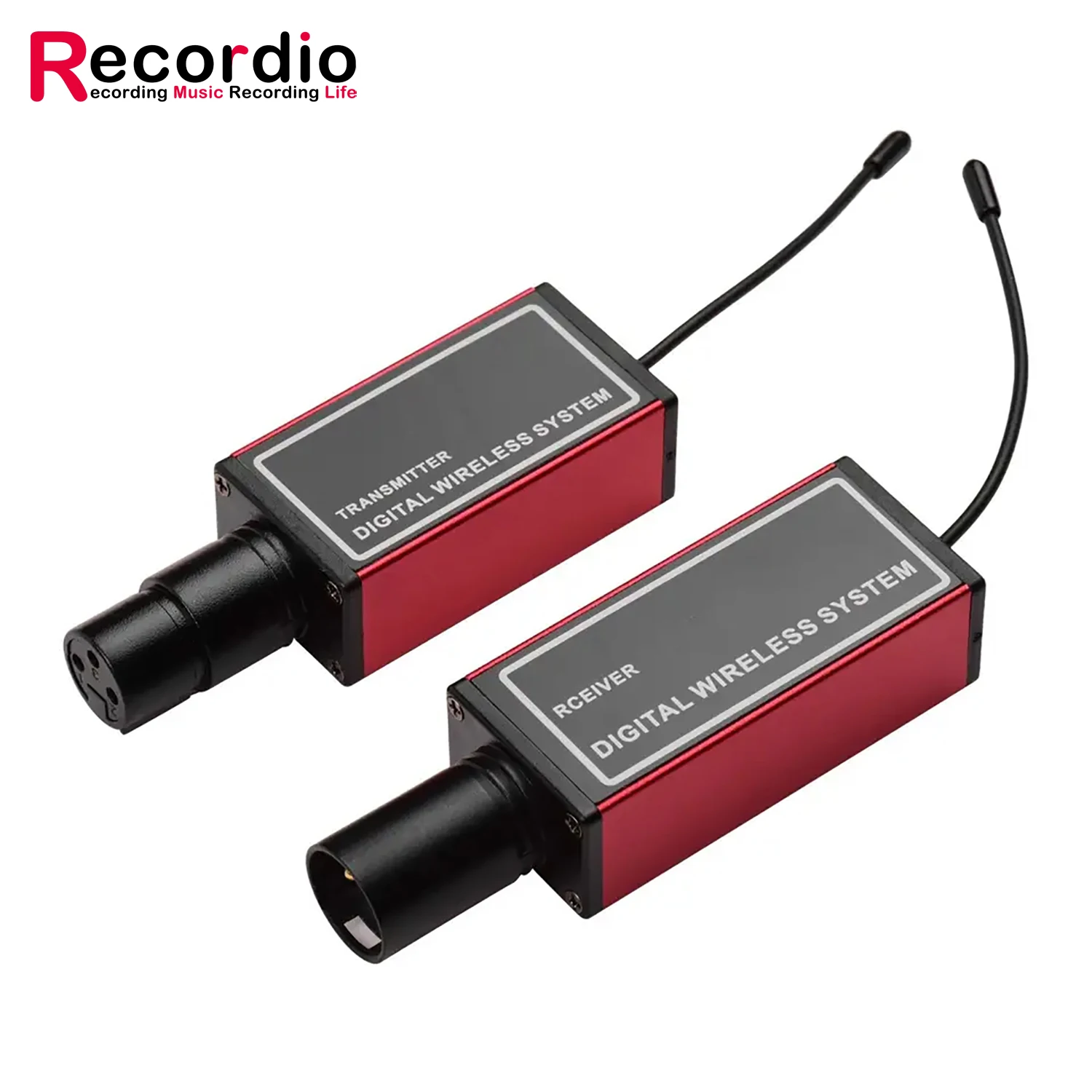 

GAW-MA6 2.4G UHF Wireless Microphone Receiver Professional Digital Built-in Lithium Battery XLR Transmitter