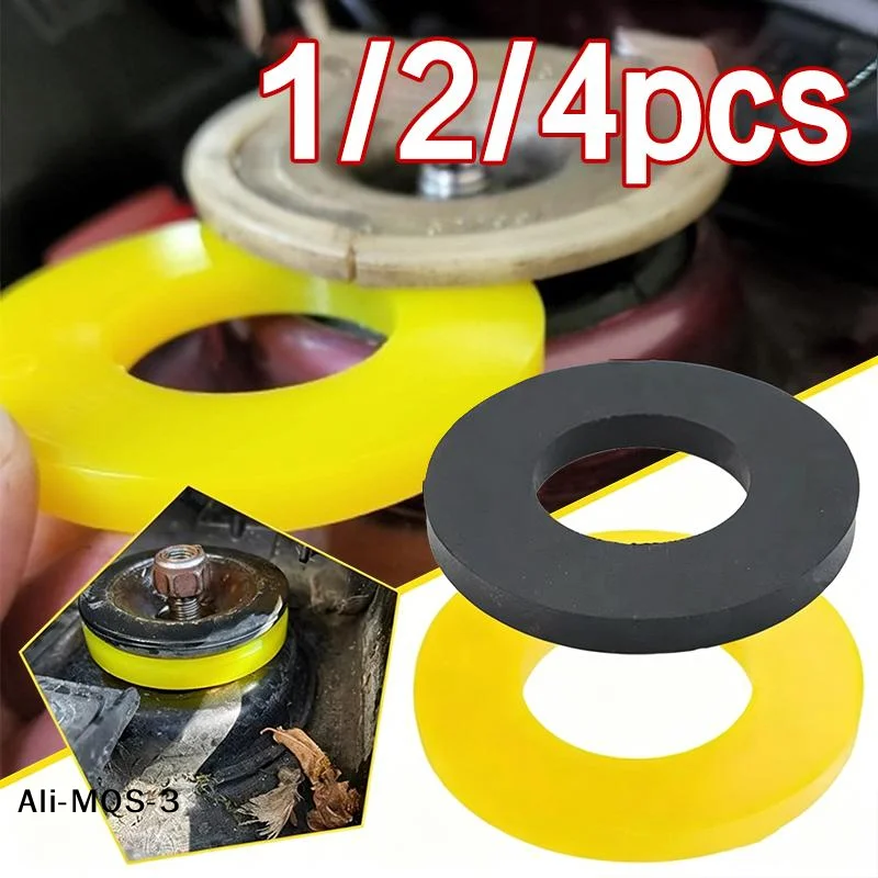 【S】1/2/4pcs Shock Absorber Pads Rubber Bushing Protector Kit For Car Suspension Pads Universal Shock-Absorbing Over Bump
