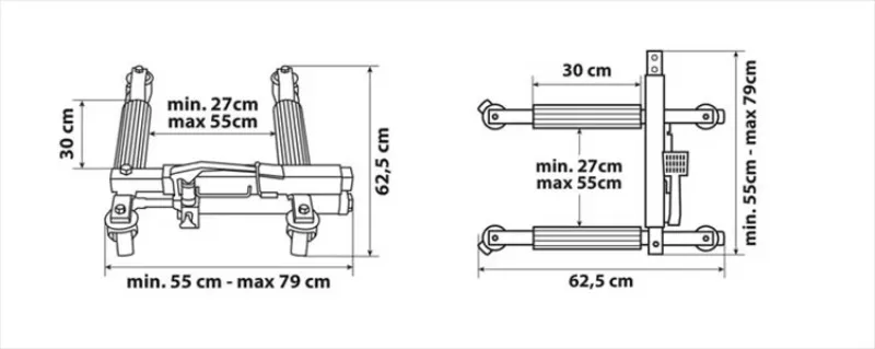 Auto repair tool heavy duty lifting jack 1-10T hydraulic car floor jack  WHEEL DOLLIES TROLLEY