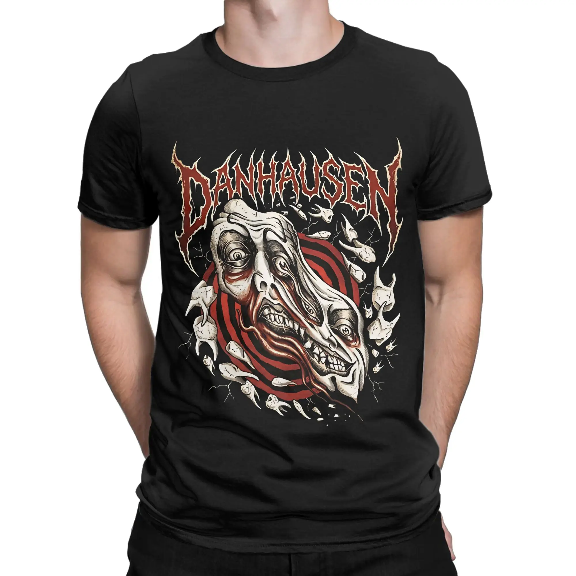 Danhausen Wrestler Tee Shirt for Men Women Printed T Shirts  100% Cotton Clothes