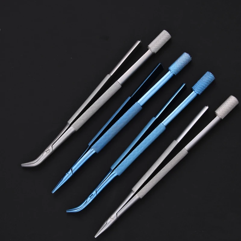 Ophthalmic microinstruments blade holder Fixed blade needle clamp Stainless steel titanium alloy tool